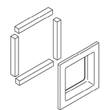 Kohler 1045771-Pgd Escutcheon Kit - Vibrant Moderne Polished Gold