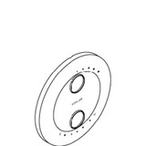 Kohler 1036313-Pgd Escutcheon- Stacked - Vibrant Moderne Polished Gold