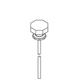 Kohler 1033928-Cp Lift Rod Assy - Polished Chrome