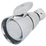 Matco-Norca S-500 Chrome 3" Adjustable Stream Shower Head.