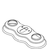 Kohler 1087748-Bv Escutcheon - Vibrant Brushed Bronze