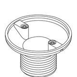 Kohler 1089550 Strainer Body Round