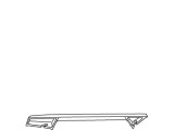 Kohler 44098-Cp Grip Rail - Polished Chrome