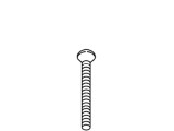 KOHLER 20615-BN SCREW 10-24NC-2A X1.375 -VIBRANT BRUSHED NICKEL