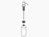 Kohler 1222881-Vs Soap Dispenser Kit - Vibrant Stainless