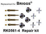 For Briggs RK0561-4 4 Valve Rebuild Kit