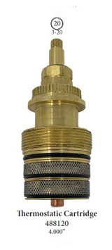 Import NYW 488120 3/4" Thermostatic Cartridge