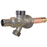 Prier P-264T12 12 in. Anti-Siphon Loose Key Quarter Turn Wall Faucet With 3/4 in. Inlet