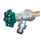 Prier P-154D10-LF 10 in. Hose Thread Anti-Siphon Vacuum Breaker Wall Hydrant; 1/2 in. Inlet **Lead Free**