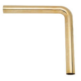 Matco-Norca PB071818RB17 Plain Bend 1-1/2” x 18” x 18” Rough Brass 17 Gauge.