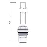 For Zurn 483171-18 Ceramic Hydrant Cartridge For 18" Wall