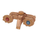 Woodford 122P Hot & Cold Residential Mild Climate Wall Faucet.