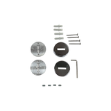 Duravit 1004421000 Wall Mounting Set for Metal Console Happy D.2 Incl. Caps - Chrome