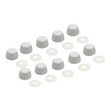 Toto THU098#11 Bolt Cap Set Colonial White (10 Sets Ea)