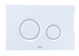 Toto Yt930#Wh Dual Round Push Button Plate White