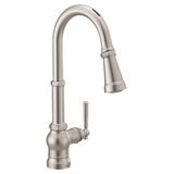 Moen S72003EV2SRS Paterson Motion Control Smart Kitchen One-Handle High Arc Pulldown - Spot Resist Stainless