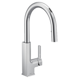 Moen S72308EVC STo Smart Kitchen One-Handle High Arc Pulldown Kitchen Faucet - Polished Chrome
