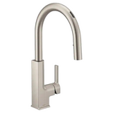 Moen S72308EVSRS STo Smart Kitchen One-Handle High Arc Pulldown Kitchen Faucet - Spot Resist Stainless
