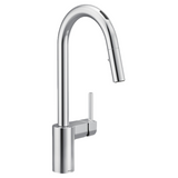 Moen 7565EVC Align Smart Kitchen Faucet One-Handle High Arc Pulldown - Polished Chrome