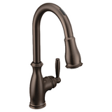 Moen 7185EVORB Brantford Smart Kitchen Faucet One-Handle High Arc Pulldown - Oil Rubbed Bronze