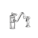 Newport Brass 941/26 Nadya Single Handle Kitchen Faucet with Side Spray - Polished Chrome