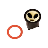 Delany 427A-INDV Rubber Sleeve Vacuum Breaker Assembly with Insert & Fiber Washer for All Delany Valves
