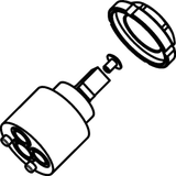 Hansgrohe 93259000 Cartridge K28 and Clamping Screw