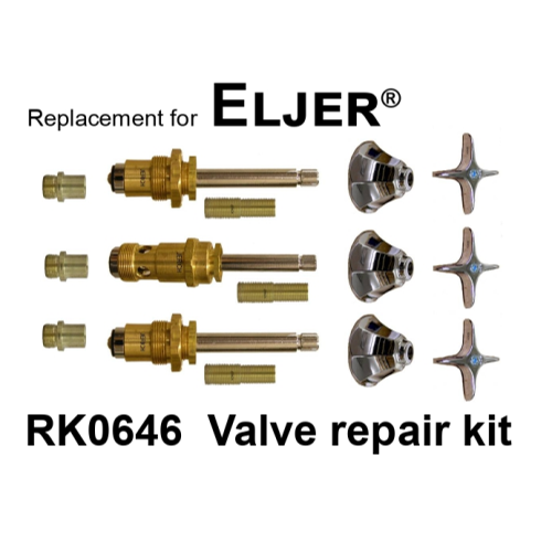 For Eljer RK0646 3 Valve Rebuild Kit