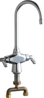Chicago Faucets 50-TABCP Single-Hole, Deck-Mounted Manual Sink Faucet