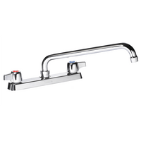 Krowne 15-512L - Royal Series 8" Center Deck Mount Faucet, 12" Spout, Low Lead