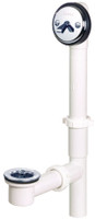 Gerber 41-510, G0041510 Gerber Classics PVC Trip Lever Drain for Standard Tub Chrome