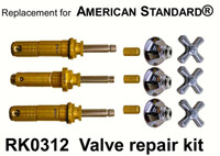For American Standard RK0312 3 Valve Rebuild Kit