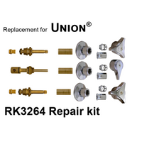 For Union Brass RK3264 3 Valve Rebuild Kit