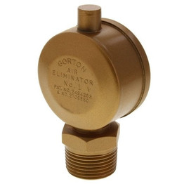 Gorton No. 1 3/4" x 1/2" Vertical Steam Air Vent Main  