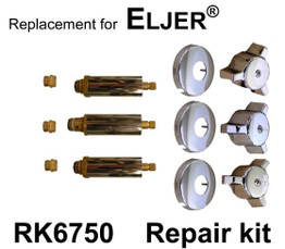 For Eljer RK6750 3 Valve Rebuild Kit