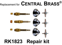 For Central Brass RK1823 3 Valve Rebuild Kit