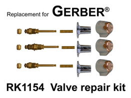 For Gerber RK1154 3 Valve Rebuild Kit