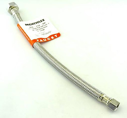 Nbc16 - 16 In. Stainless Steel Braided Flexible Faucet Supply Line.