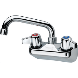 Krowne 10-406L - Commercial Series 4" Center Wall Mount Faucet, 6" Spout, Low Lead