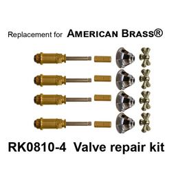 For American Brass RK0810-4 4 Valve Rebuild Kit