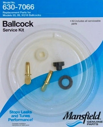 Mansfield 630-7066 Ballcock Service Kit