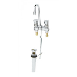 T&S Brass B-0833 Slow Self Closing Centerset Metering Faucet