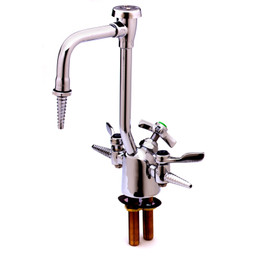 T&S Brass BL-6005-02 Combination Gas & Water Fixture With Hose Cocks