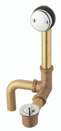 Gerber 41-859, G0041859 Gerber Classics Lift & Turn Side Outlet Drain for Standard Tub Chrome