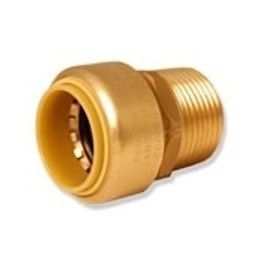 Probite Lf802m Straight Male Push Connect Adapter 3/8" X 3/8" Mnpt