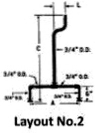 White Racker Wr-915k-2-18 Urinal High Tank Brass Flush Pipe