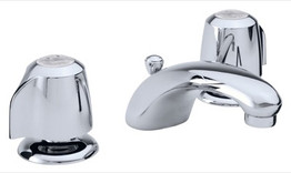 Gerber 43-071 Gerber Classics 2H Lavatory Faucet w/ Metal Handles & Metal Pop-Up Drain 1.5gpm Chrome