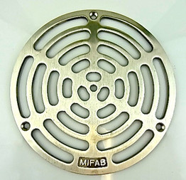 Mifab 8pg-3 8" Grate W/ Securing Screws