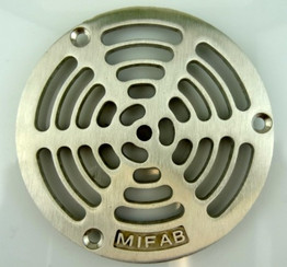 Mifab 5pg-3 5" Grate W/ Securing Screws Stainless Steel