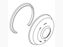 Kohler 1015367-G Escutcheon Assembly - Brushed Chrome